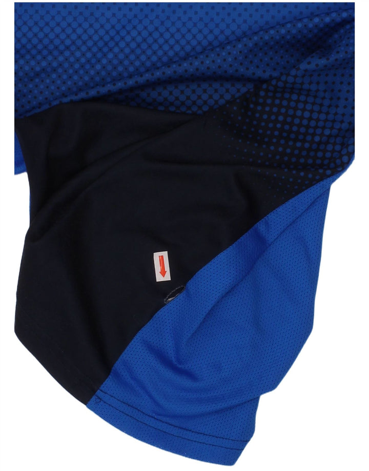 NIKE Camiseta Dri Fit Graphic para niños 10-11 años Bloque de Color Azul Medio