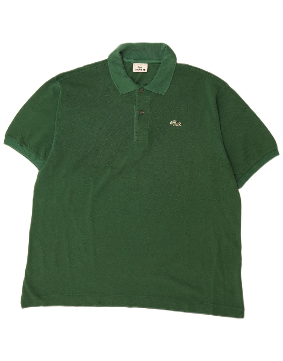 LACOSTE Polo para hombre Talla 6 XL Algodón verde