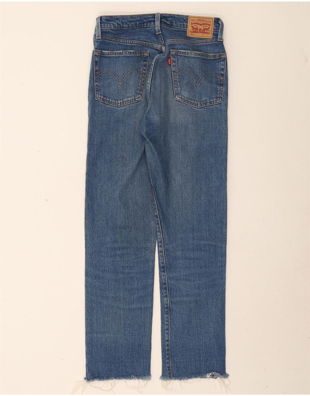 Vaqueros Levi's Mujer 501 Rectos W26 L28 Algodón Azul