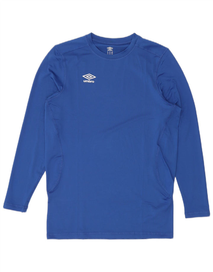 UMBRO Camiseta Hombre Manga Larga XL Poliéster Azul