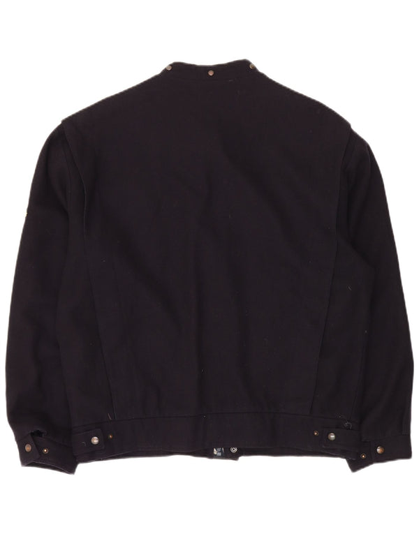 Navigare Chaqueta utilitaria para hombre UK 42 XL Lana azul marino