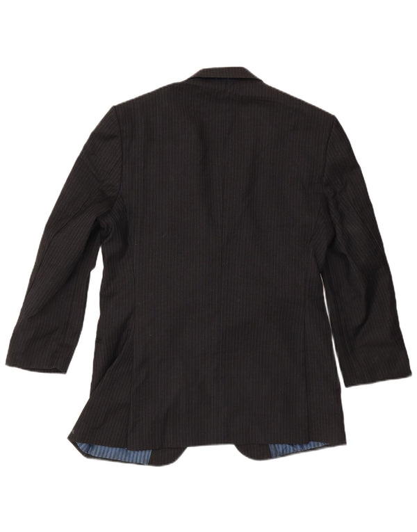 Marks & Spencer Chaqueta tipo blazer de 2 botones para hombre UK 38 Gris medio Rayas diplomáticas