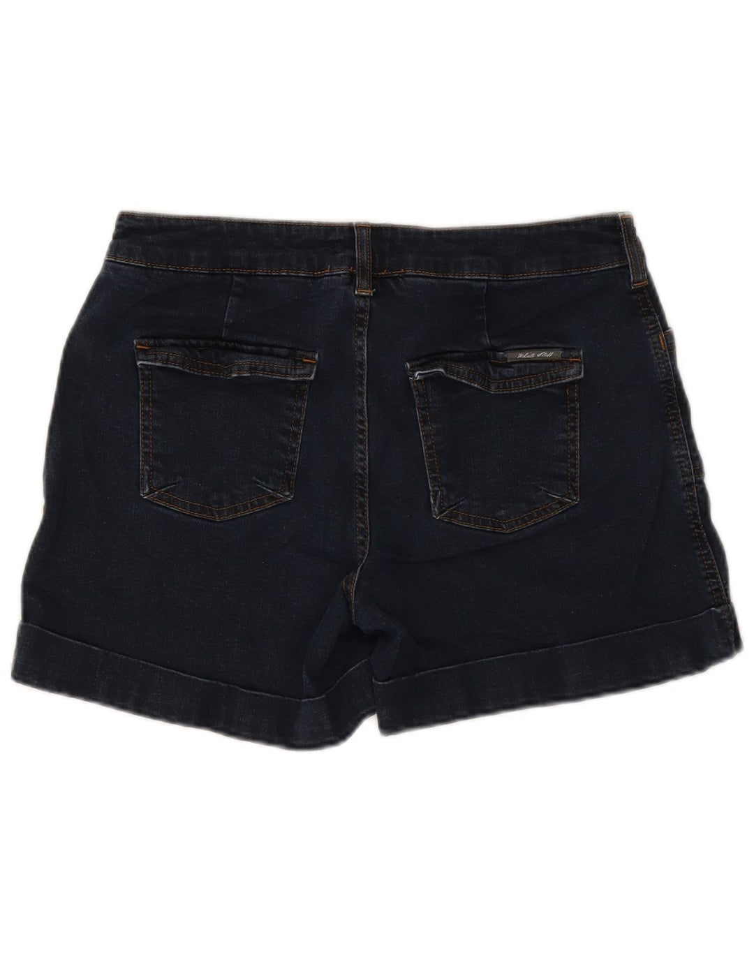 White Stuff Pantalones cortos vaqueros para mujer UK 12 Medium W30 Azul marino Algodón