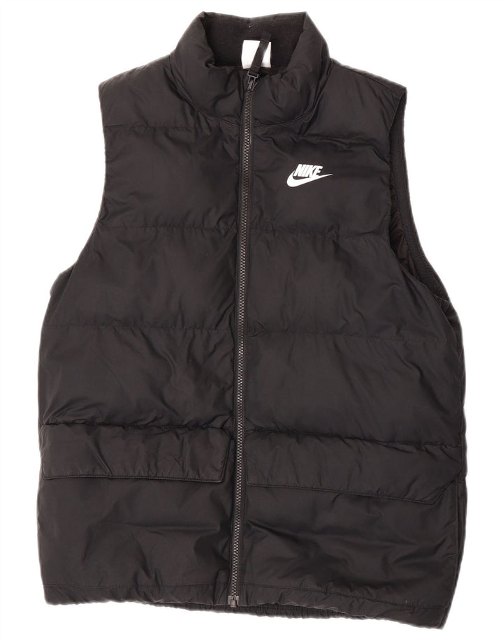 Nike Chaleco acolchado para niños 13-14 años XL Negro Poliéster