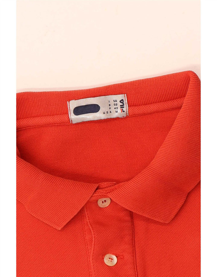 Polo Fila Hombre IT 50 Naranja Mediano