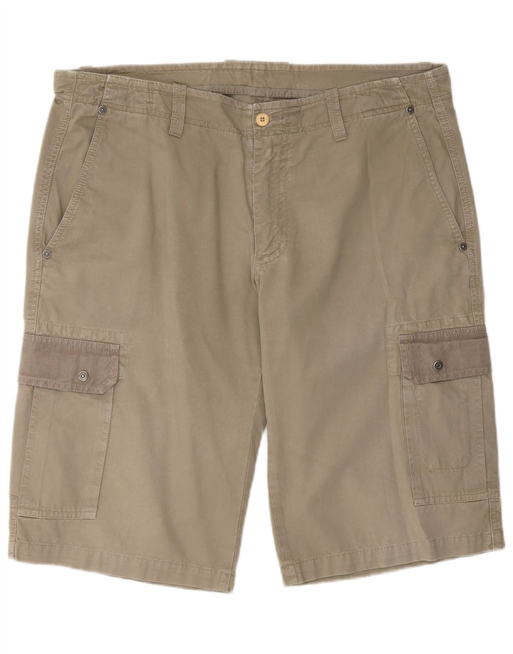 Jey Coleman pantalones cortos cargo para hombre W36 grande beige