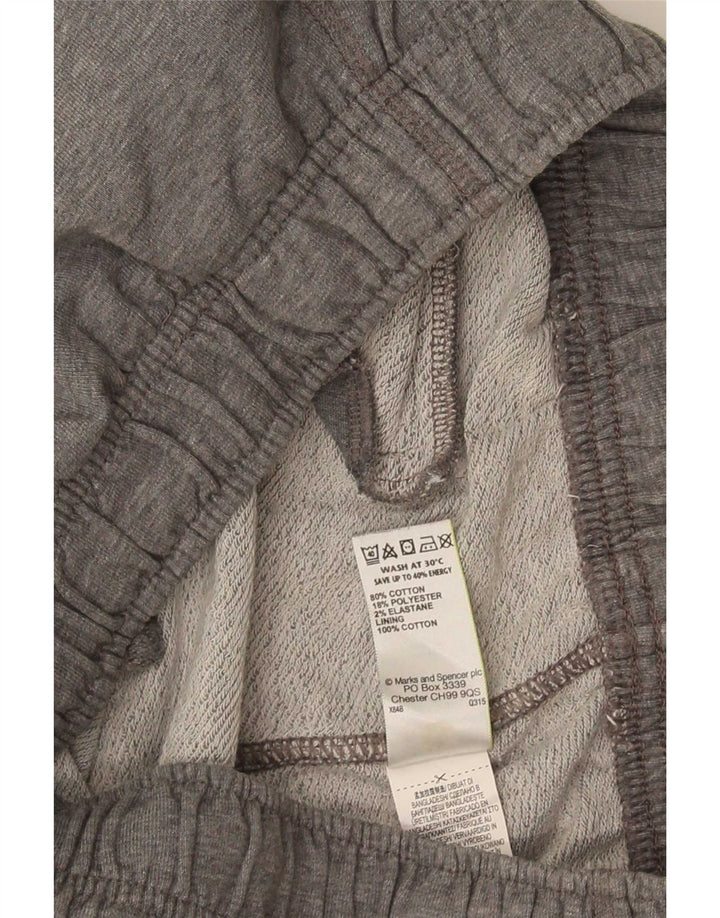 Marks & Spencer Pantalones De Chándal Para Hombre XL De Algodón Moteado Gris