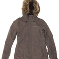 O'Neill Chaqueta cortavientos con capucha para hombre UK 10 Small Gris Poliéster