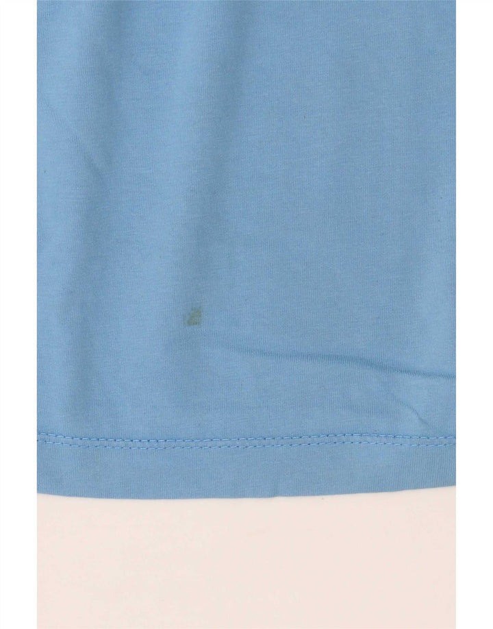 Nike - Camiseta gráfica para hombre, parte superior de algodón azul medio
