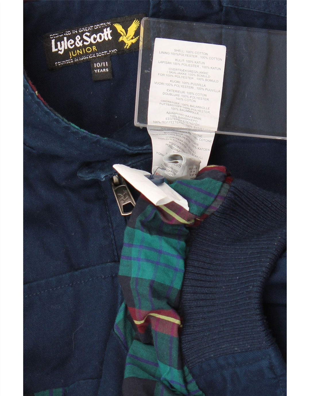 Lyle & Scott Chaqueta Bomber para Niños 10-11 Años Azul Marino Algodón