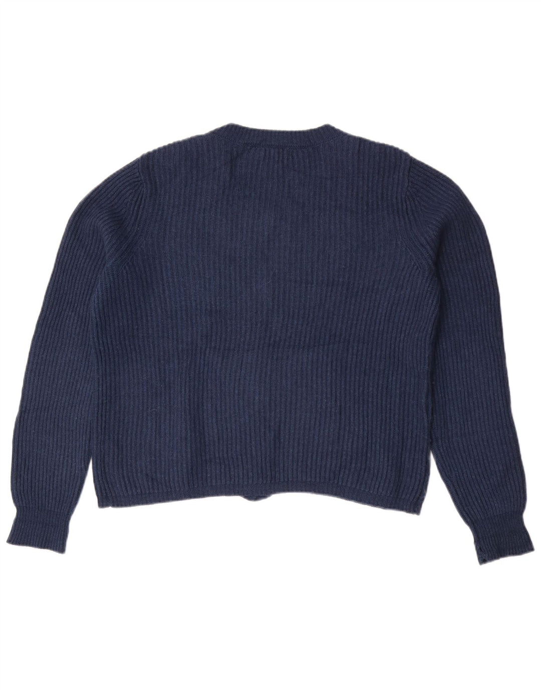 Massimo Dutti Cárdigan Corto Extragrande para Mujer UK 10 Small Azul Marino