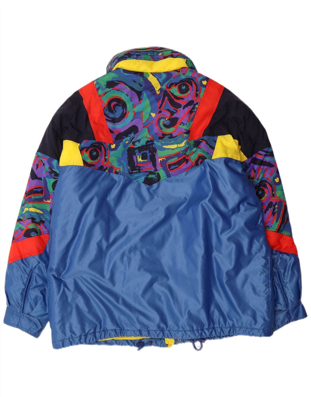 FILA Chaqueta de esquí con capucha para hombre IT 58 3XL Poliamida azul color block