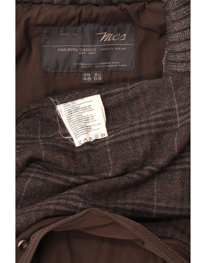 Marlboro Classics Abrigo para hombre EU 56 3XL Marrón Poliéster