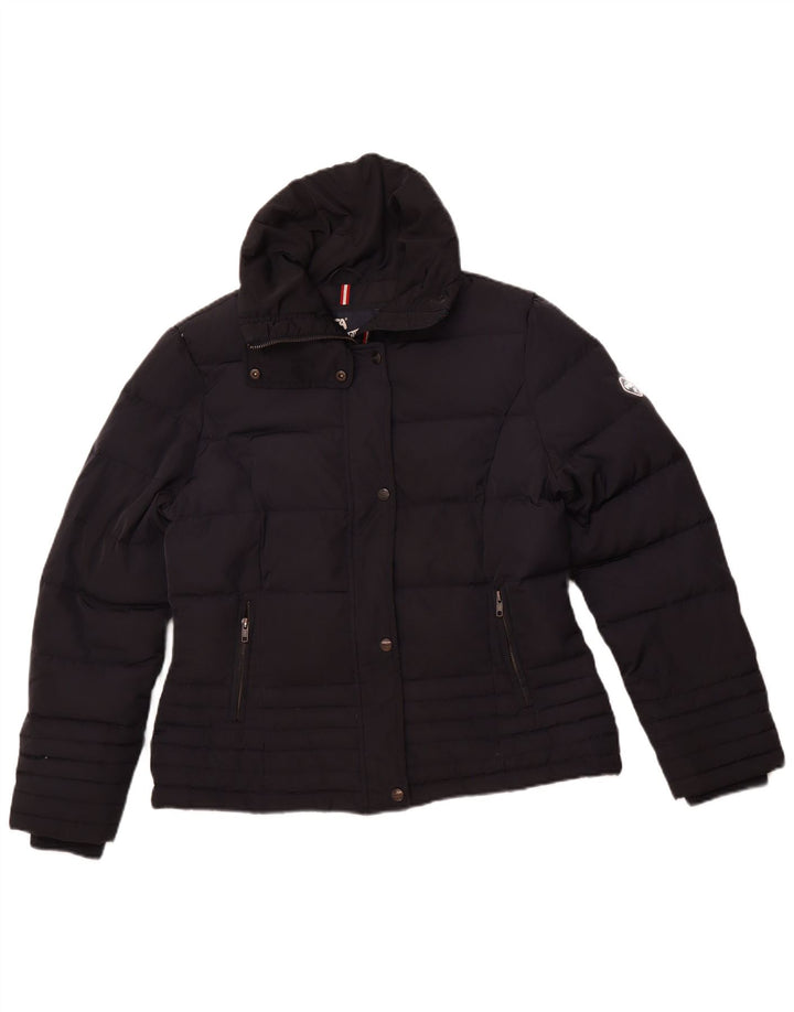 PUFFA Chaqueta acolchada para mujer UK 46 Grande Poliéster negro