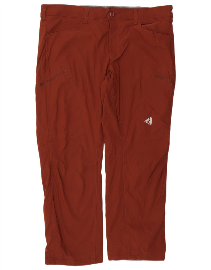 Eddie Bauer Pantalones cargo rectos para hombre W40 L30 Nylon granate