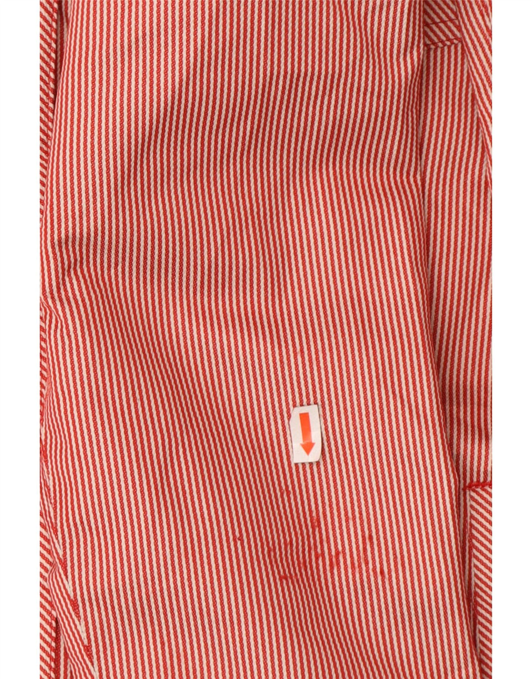 NIKE Chaqueta cortavientos con capucha para mujer UK 10 Small Red Pinstripe Poliéster