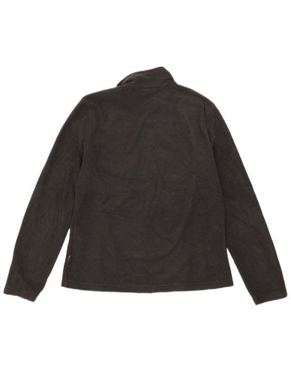 Jack Wolfskin Chaqueta polar para mujer UK 40/40 Grande Poliéster negro