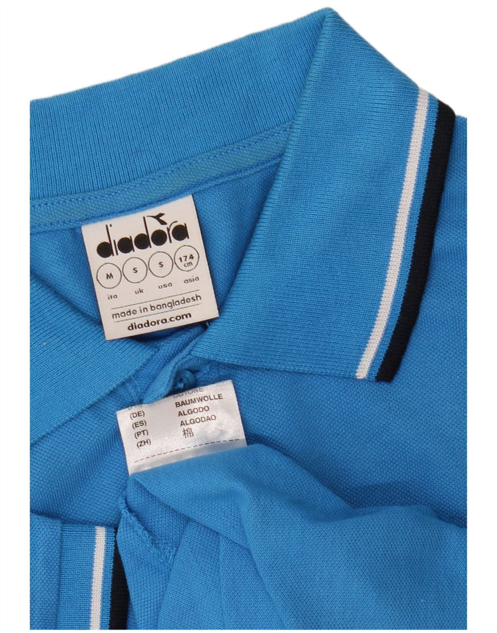 DIADORA Polo Hombre Small Azul Algodón