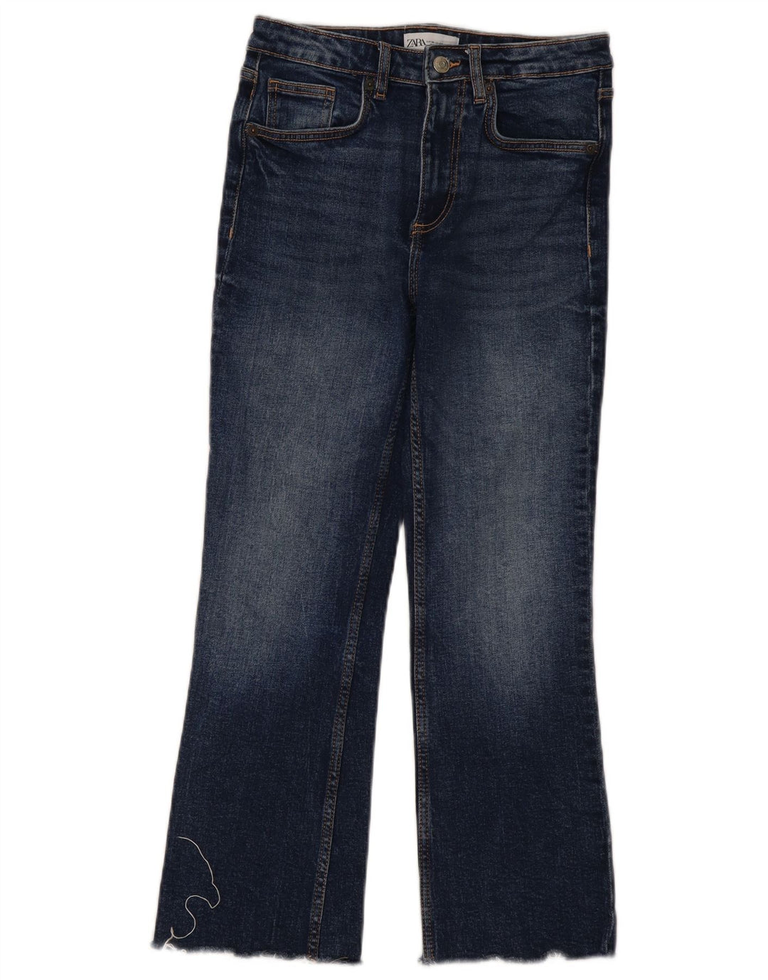 Zara Vaqueros Bootcut Mujer EU 36 XS W26 L25 Azul Marino