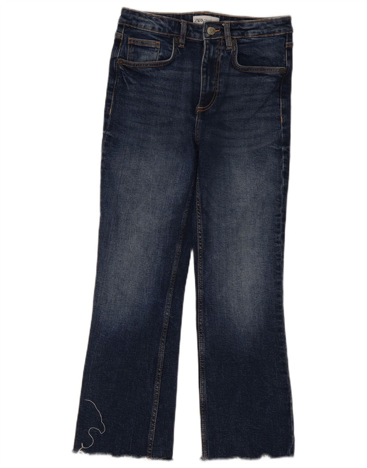 Zara Vaqueros Bootcut Mujer EU 36 XS W26 L25 Azul Marino