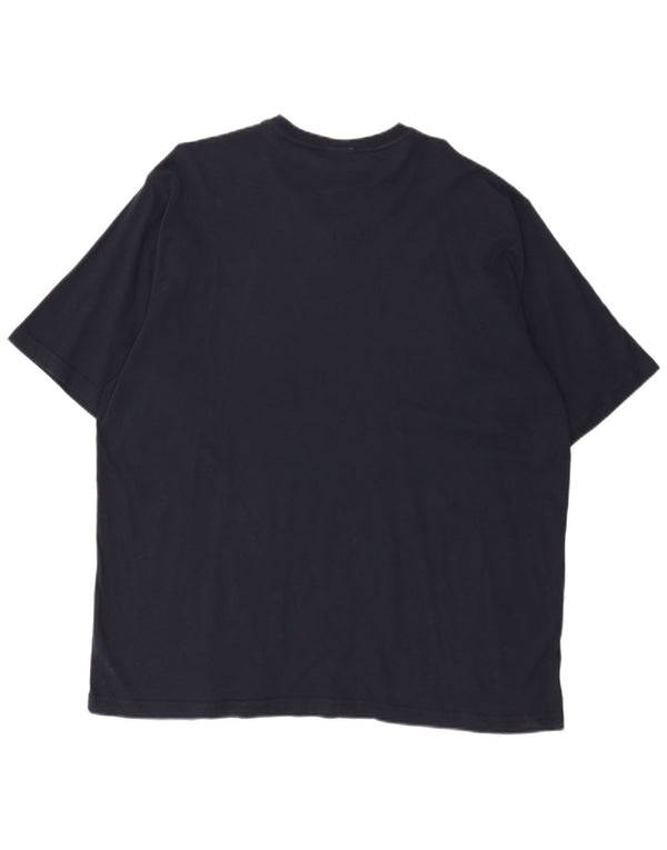 Adidas Hombre Camiseta Top XL Azul Marino Algodón