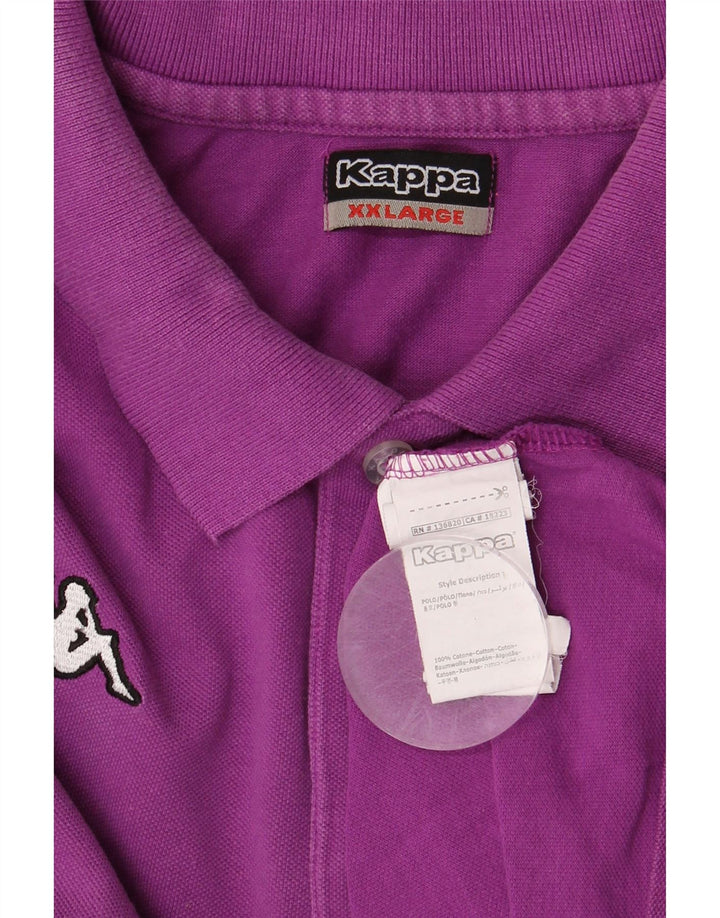 KAPPA Polo Hombre 2XL Algodón Morado