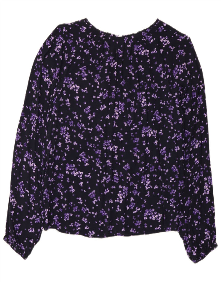 C&A Blusa para mujer Top EU 38 Viscosa floral violeta medio