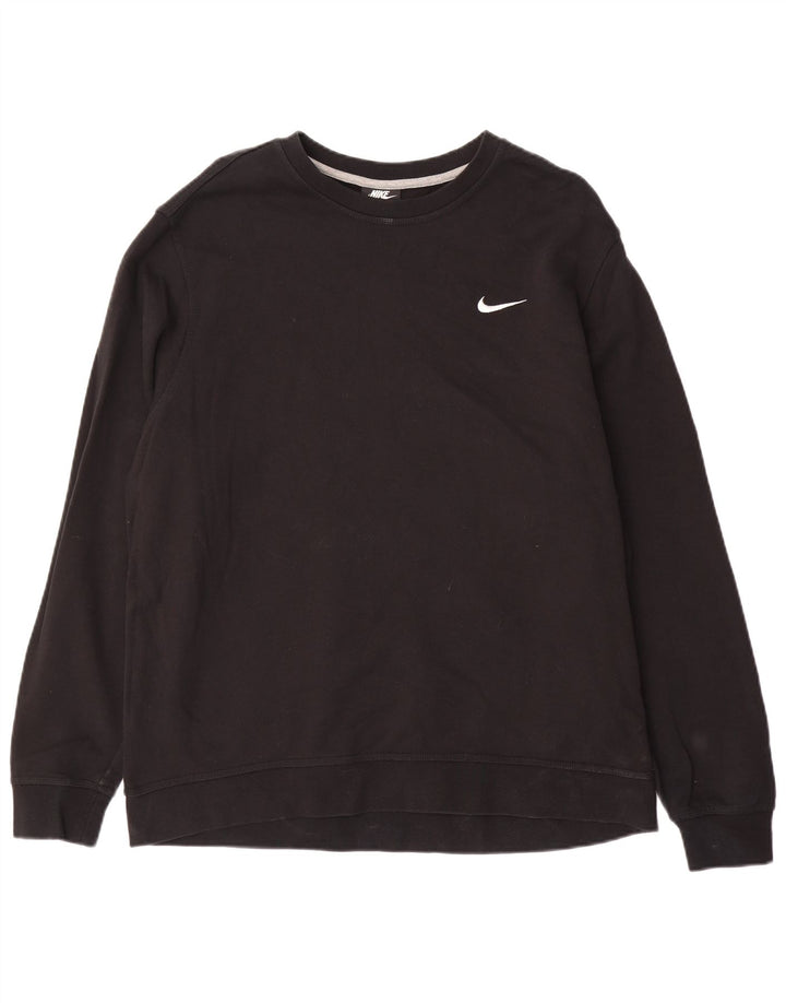 NIKE Mens Sweatshirt Jumper 2XL Black Cotton