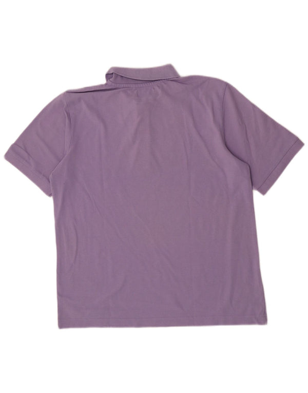 Polo Kappa Hombre Algodón Morado Medio