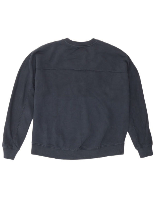 MINT VELVET Sudadera gráfica para mujer Jumper UK 10 Small Azul marino