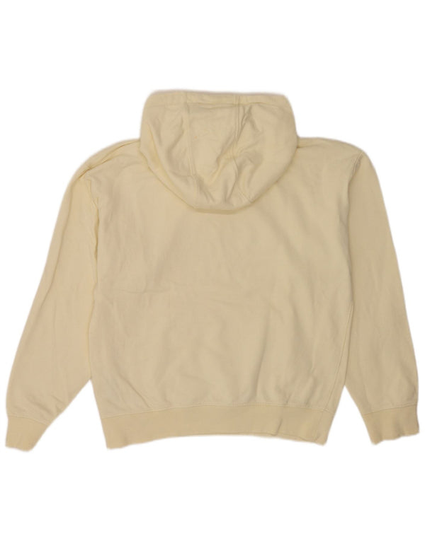 Nike Jersey con capucha holgado para hombre, talla pequeña, algodón amarillo