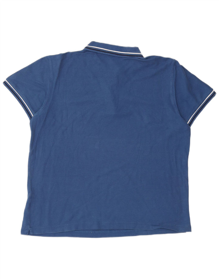 LOTTO Polo Hombre Algodón Azul Grande