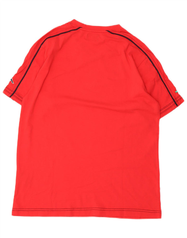 Kappa - Camiseta para hombre, talla grande, color rojo, algodón