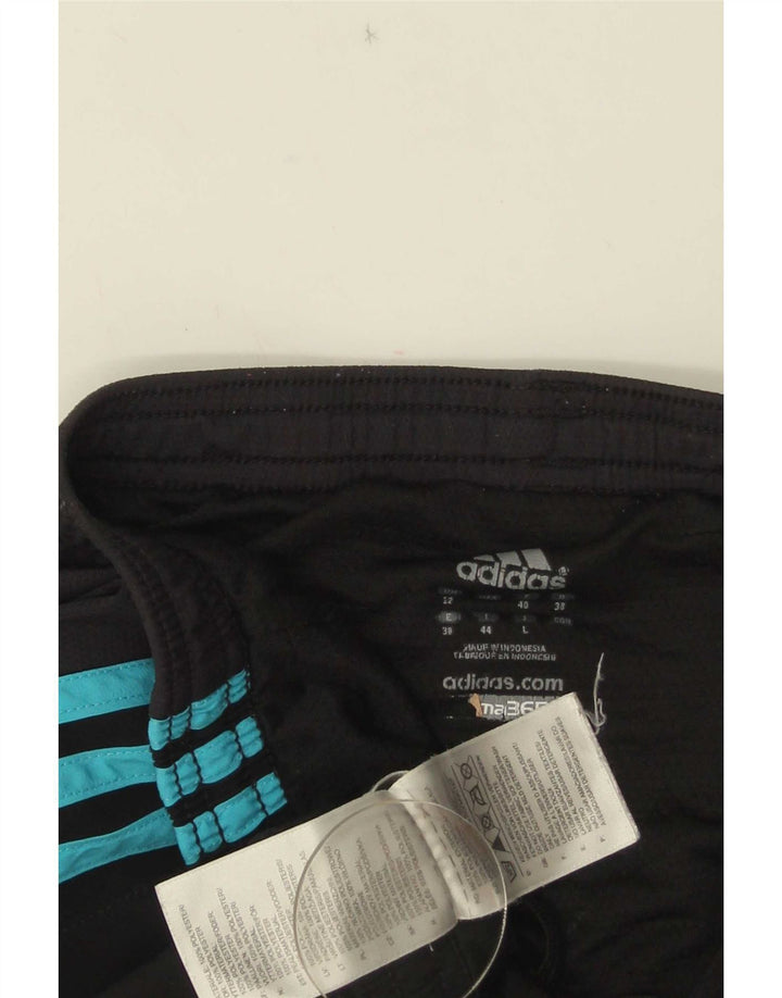 Adidas Clima 365 - Pantalones cortos deportivos para mujer, talla 12, poliéster negro mediano