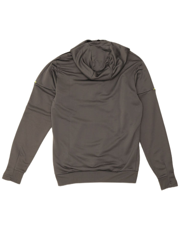 Adidas Hombre Aeroready Zip Neck Sudadera con capucha Jumper XS Gris Poliéster
