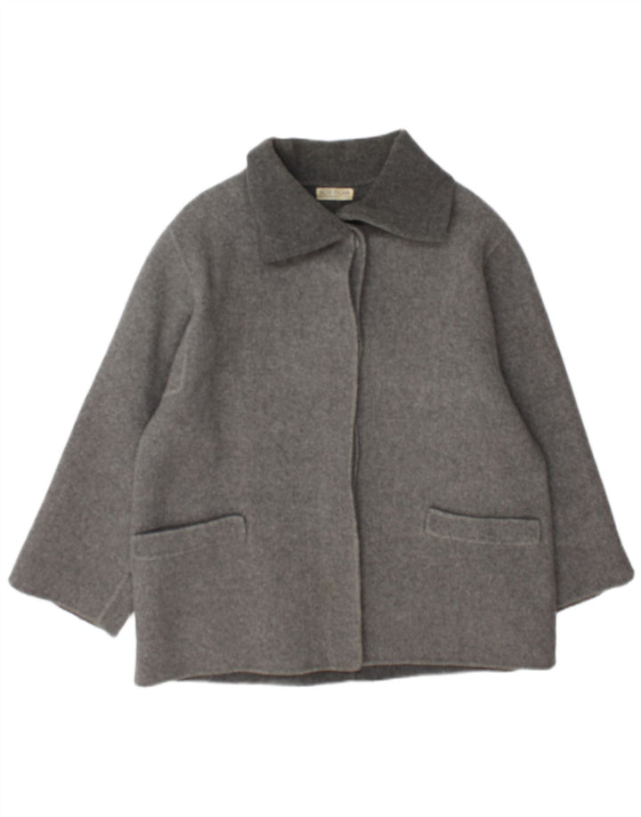 Abrigo para mujer Alta Moda UK 46 Large Grey Herringbone