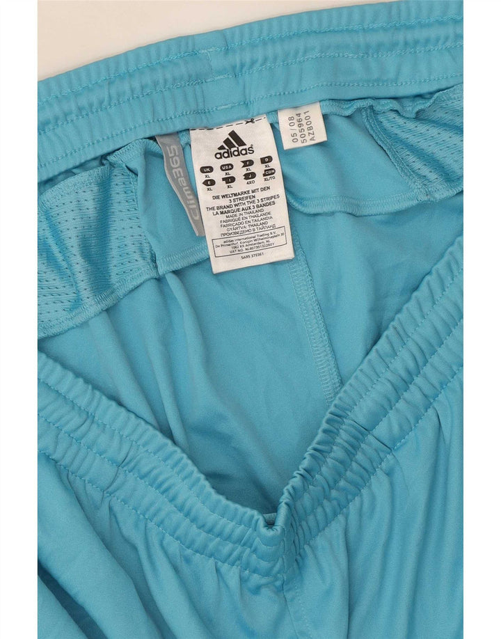 Pantalones Cortos Deportivos Adidas Climacool para Hombre XL Color Azul Bloque de Color Poliéster