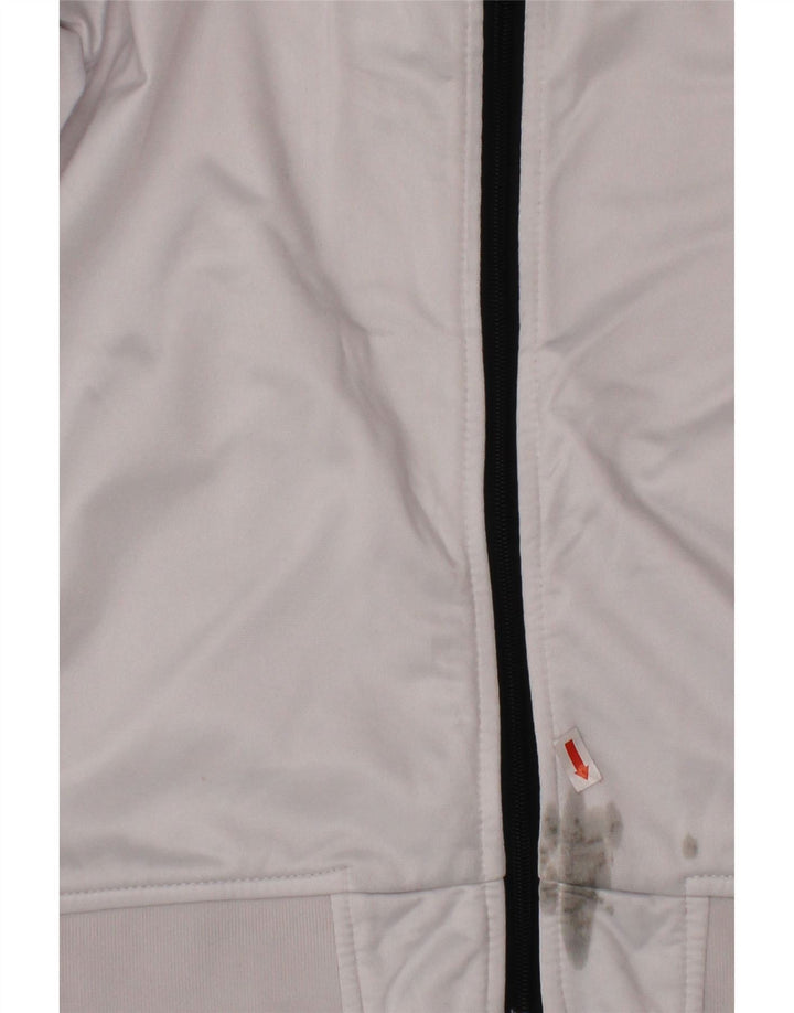 KAPPA Chaqueta de chándal con gráfico para niños 13-14 años, color blanco