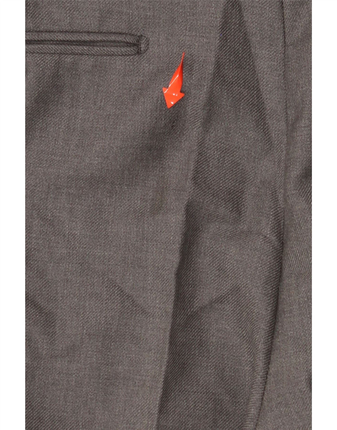 GIEVES & HAWKES Pantalón de traje recto para hombre W32 L30 Lana gris