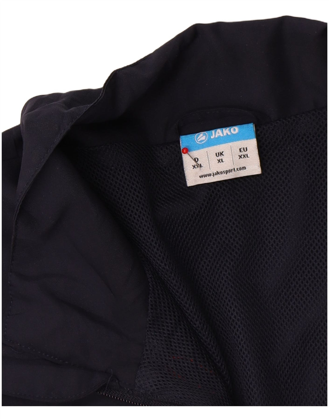 Jako Hombre Chándal Top Chaqueta XL Azul Marino Colorblock Poliéster