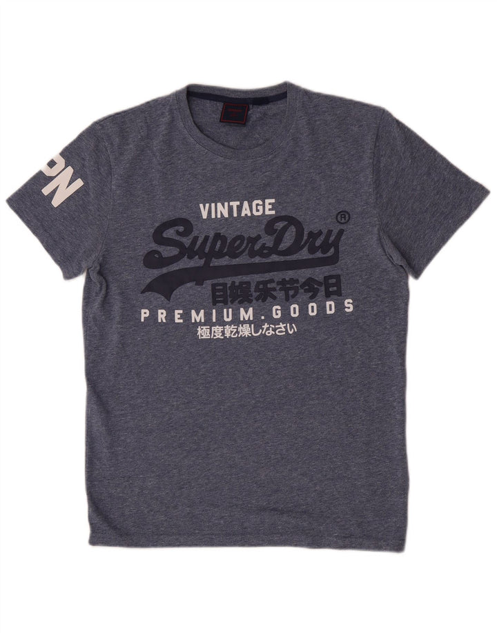 Superdry Camiseta Gráfica De Algodón Gris Medio Para Hombre
