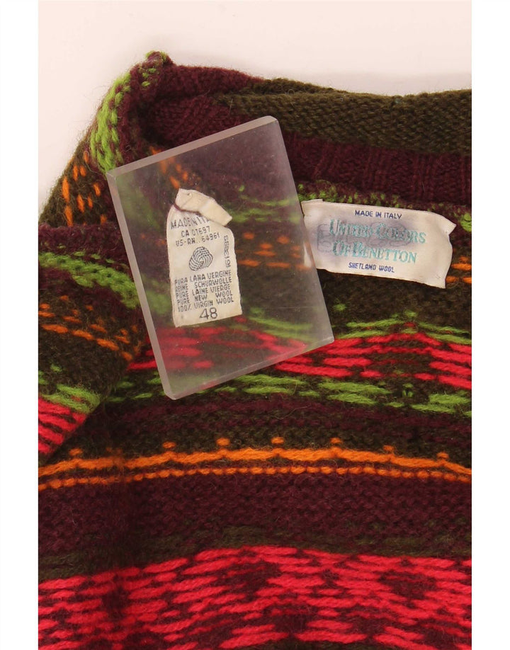 Benetton Jersey Con Cuello Alto IT 48 Medium Multicolor