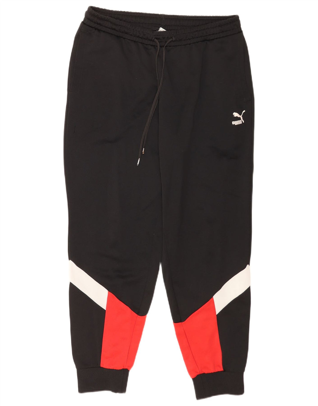 Puma Pantalones De Chándal Para Hombre Joggers Large Negro Colorblock Poliéster