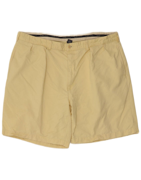 Polo Ralph Lauren pantalones cortos chinos pegados para hombre W42 2XL algodón amarillo