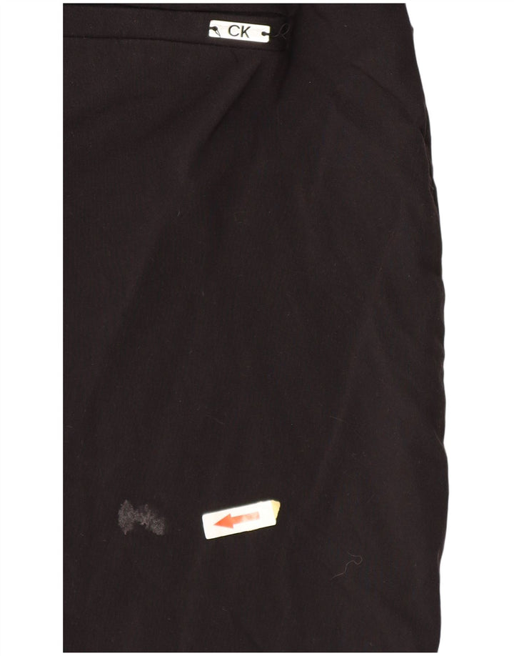 CALVIN KLEIN Pantalones cortos casuales para mujer medianos W30 Rayón negro