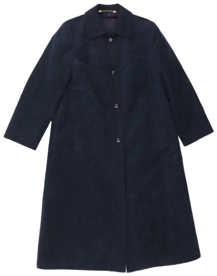 Abrigo Ralph para mujer UK 44 Viscosa azul marino mediano