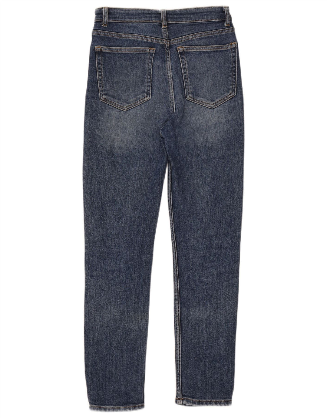 ZARA Mujer Vaqueros Slim EU 36 XS W26 L27 Azul