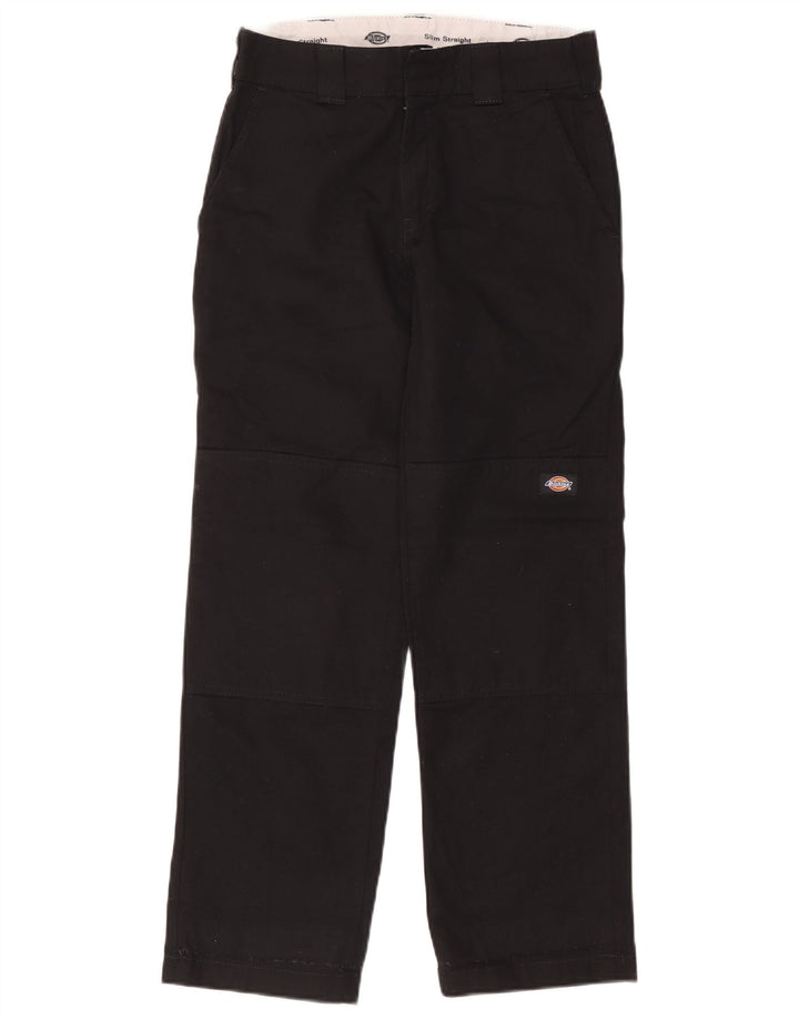 Dickies Pantalones cargo rectos y ajustados para hombre W30 L30 Poliéster negro