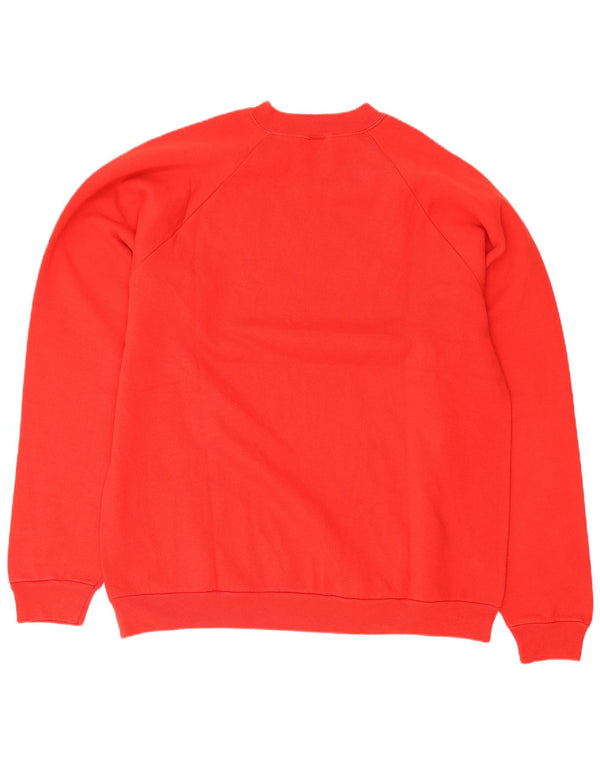 Fruit Of The Loom Sudadera Estampada Hombre XL Algodón Rojo