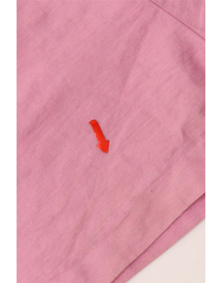 Zara Mujer Pantalones Calientes De Cintura Alta Mediano W28 Algodón Rosa